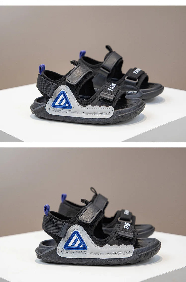 Summer New Fashion Trend Outdoor Beach Soft Sole Breathable Kids' Shoes Comfortable Cool Sneakers (Available)