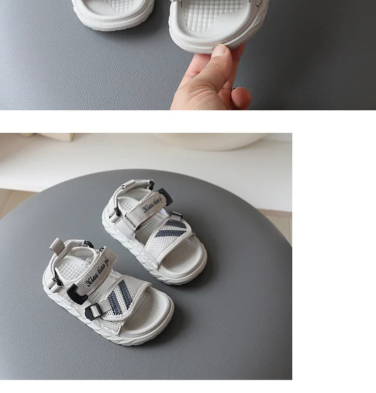 Girls Beach Sandals Summer Baby Sport Sandals Boys Net Cloth Kids Sneakers  Comfortable Canvas Water Shoes Kids