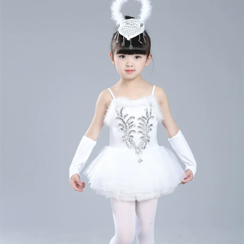 Summer Party Girls Dresses Kids Clothes Vestidos Princess Outfit Girl Dress Tutu Stage Ballet Leotards Dance Costumes Ballerine