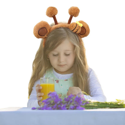 Mickey Mouse Disney Fashion Women Bow Bear Ear Plush Hair Band Cartoon Headband Female Sweet Cute Girls Hairband Hair Accessorie