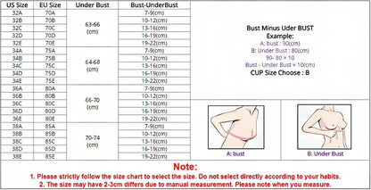 Fashion Sexy Push Up Bra Wire Free Bralette with Adjustable Strap & Inner Padding Seamless Lingerie for Daily/Date Night
