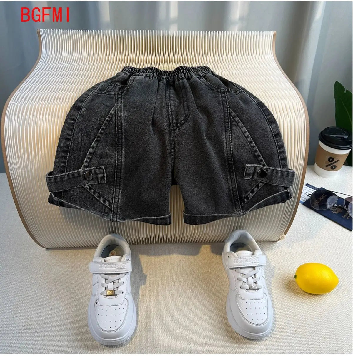 Hot Sale Fashion Baby Boy Suit Summer Clothes Short Sleeve T-shirt Short Jeans 2 Piece Set Kids Outfit  Children's Costume (Available)