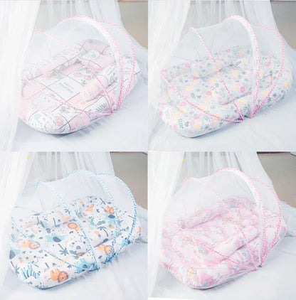Multi-Function Travel Baby Nest Portable Baby Bed Crib Foldable Babynest Bassinet Infant Sleeping Children's Bed with Mosquito