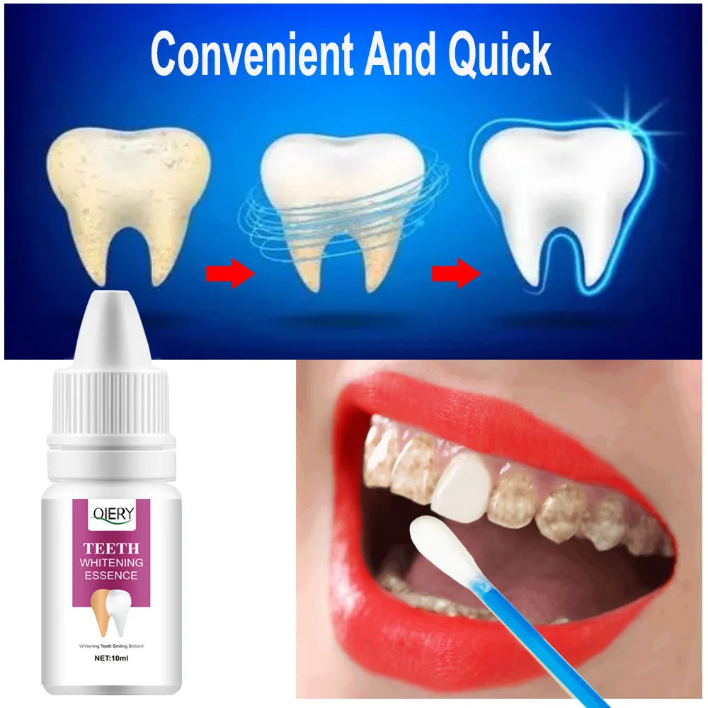 Whitening teeth Remove yellow , black spots, stains,  whitening essence powder, dental instruments, beauty liquid