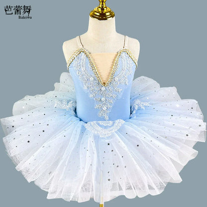Summer Party Girls Dresses Kids Clothes Vestidos Princess Outfit Girl Dress Tutu Stage Ballet Leotards Dance Costumes Ballerine