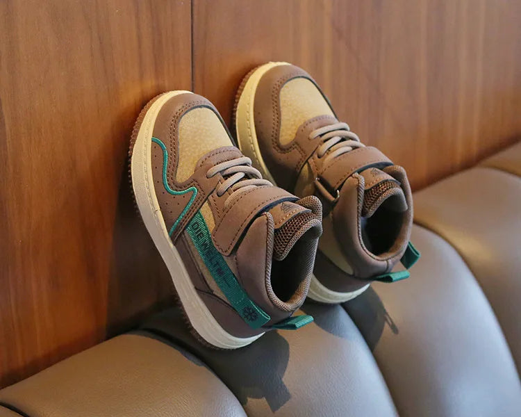 Children Casual Shoes for Boys Breathable Sneaker Antumn Winter Kids High Top Children's Board ShoesStudents School Shoe