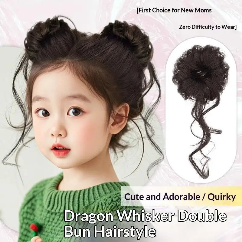 Messy Bun Hair Piece Tousled Updo With Tendrils Hair Bun Extensions Wavy Curly Hair For Women (Available)