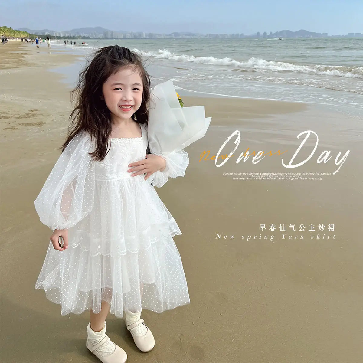 Summer Girl Dress Elegant Flower Lace Dress For Girl Princess Party Wedding Dress Ceremony Prom Gown Communion Clothes 1-6Y