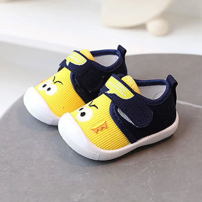 With Sound Baby Shoes Spring Autumn Infant Outwear Shoes Newborn First Walkers Little Boy Girl Shoes For Baby Pink, Gray