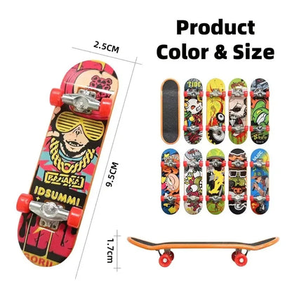 Finger Skate Board Mini Collectible Creative Desktop Fingertip FingerBoard Toys For kids Birthday Gifts Finger Skater