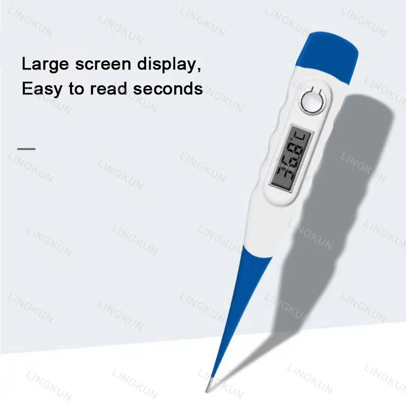 Household Adults Children Thermometers for Fever Thermometer Electronic Soft Head Digital Oral Armpit Temperature Measurement