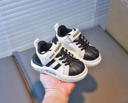 Children's Breathable Sports Shoes  Spring Autumn New Boys Girls Soft Soled Anti -Slip Leather Shoes Baby Kids Running Shoe