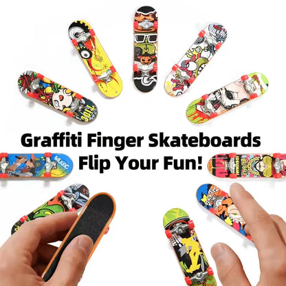 Finger Skate Board Mini Collectible Creative Desktop Fingertip FingerBoard Toys For kids Birthday Gifts Finger Skater
