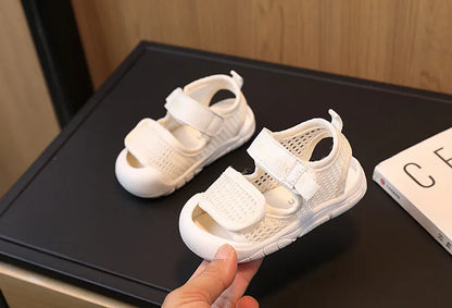 Baby Sandals Summer Infant Toddler Walking Shoe Mesh Breathable Kids Beach Shoes for Boys Girls Non-slip Causal Children Sandals