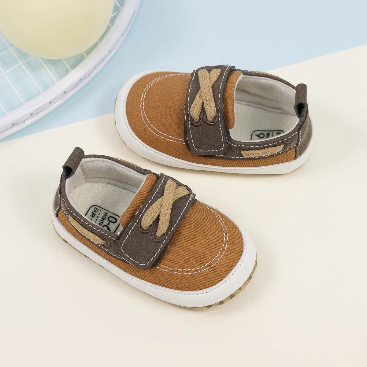 Newborn Baby Shoes Unisex Classic Canvas Casual Sneakers Fashion Versatile Sports Style Toddler Cotton Sole Comfortable Shoes