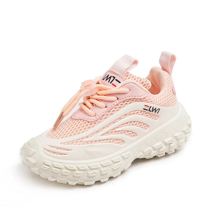 Breathable Mesh Kids Girls And Boys Casual Shoes Rubber Sole Summer Autumn Toddlers Tennis 3-6y