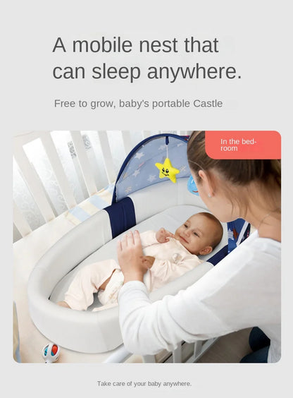 Lazychild Baby Bed In Bed Foldable Portable Newborn Sleeper Bionic Bb Bed Bed Anti Pressure Portable Cot Cunas Para El Bebe