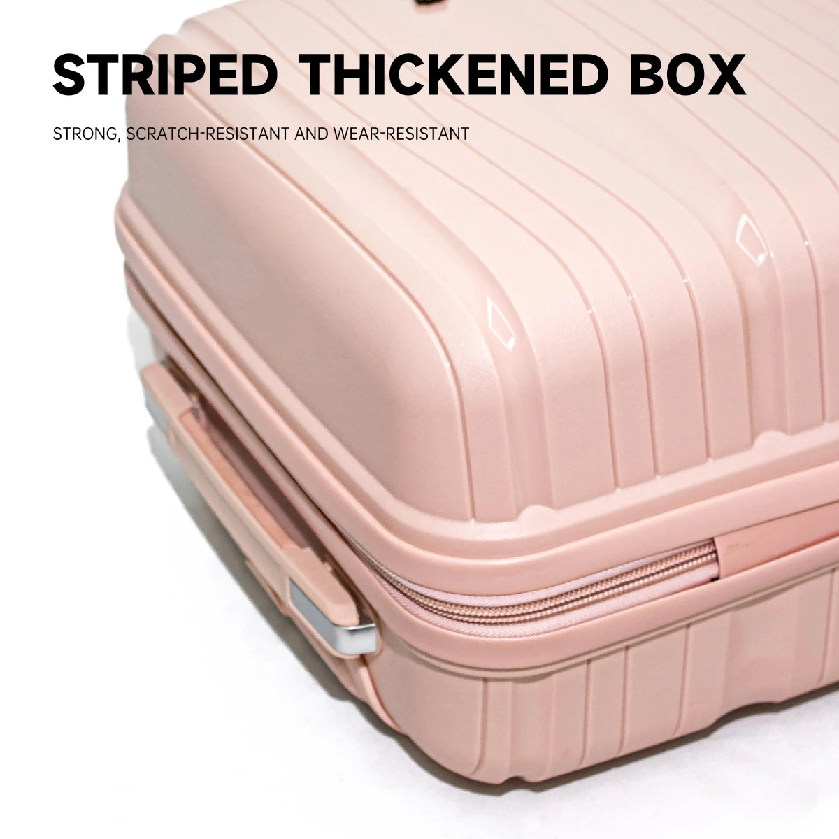 Luggage Trolley Case for Women, 20-Inch Small Carry-On, Double-Layer Explosion-Proof Zipper, Multifunctional Password Box, 2025 New Model