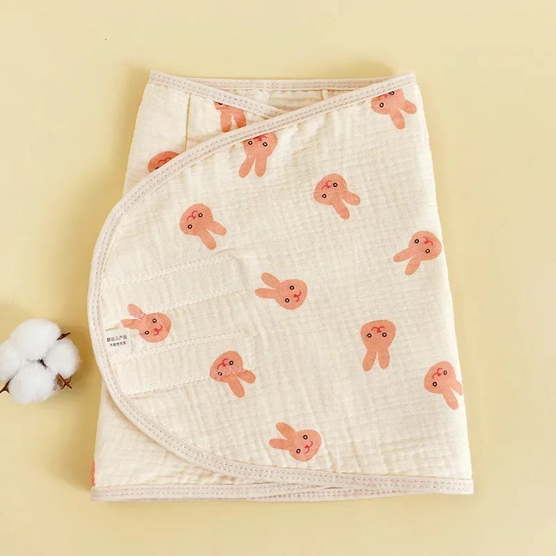 New Baby Swaddle Blanket 0-6 Months Strap Protect Belly Baby Sleeping Blanket Wrap for Newborn
