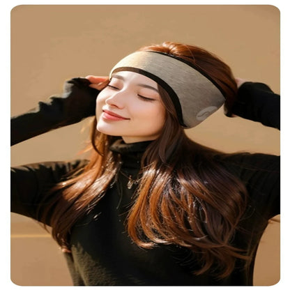 Noise-isolating earmuffs for men and women sleeping and noise reduction in autumn and winter outdoor sports cycling plus velvet