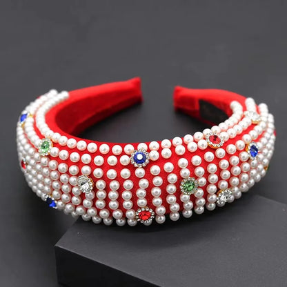 Gorgeous Personality Rhinestone Headwear Fashion Hairband Luxury Baroque Rhinestone Headband Wedding Ladies Bridal Hair