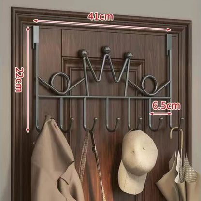 New No Punch Door Storage Hook Universal Household Home Storage Rack Multifunction Traceless Wall Hanger Hook