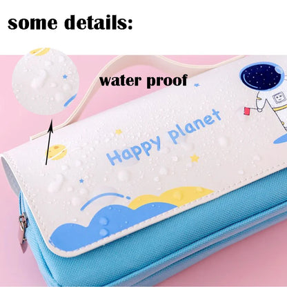 3D Kawaii Pencil Case Girls Decompression Pen Pouch Cute Waterproof School Supplies Aesthetic Organizer Box  Korean Stationery