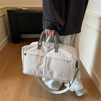 Women Travel Luggage Shoulder Bags Casual Outdoor Travel Short  TripTote Bag Portable Commuting Gym Fitness Sports Handbag