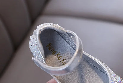 Spring Autumn Kids Fashion Leather Shoes 2025 New Girls Causal Performance Shoes Shallow Princess Ballet Children's Flat Shoes