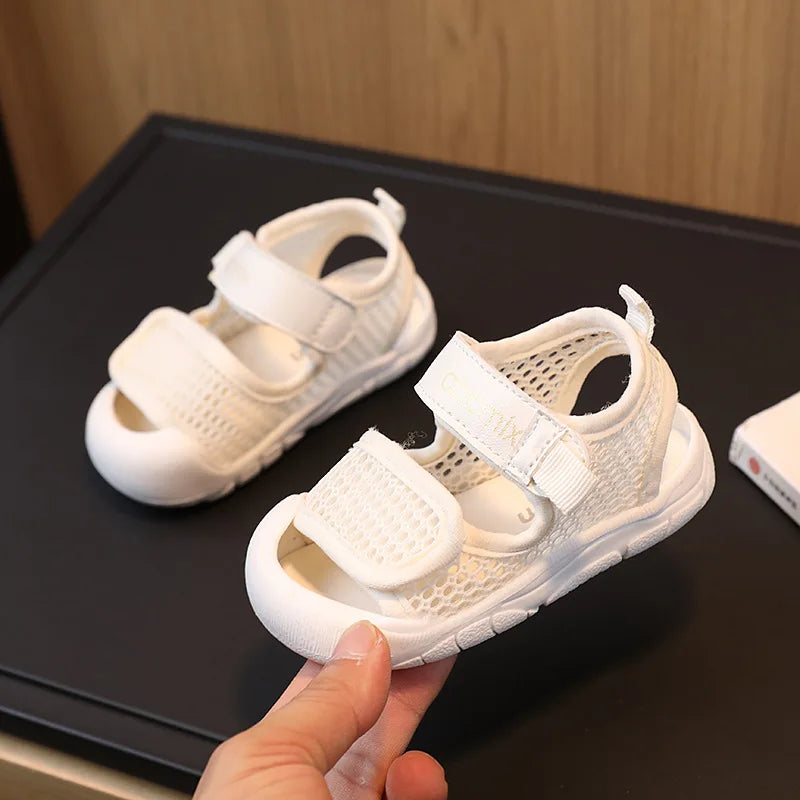 Baby Sandals Summer Infant Toddler Walking Shoe Mesh Breathable Kids Beach Shoes for Boys Girls Non-slip Causal Children Sandals