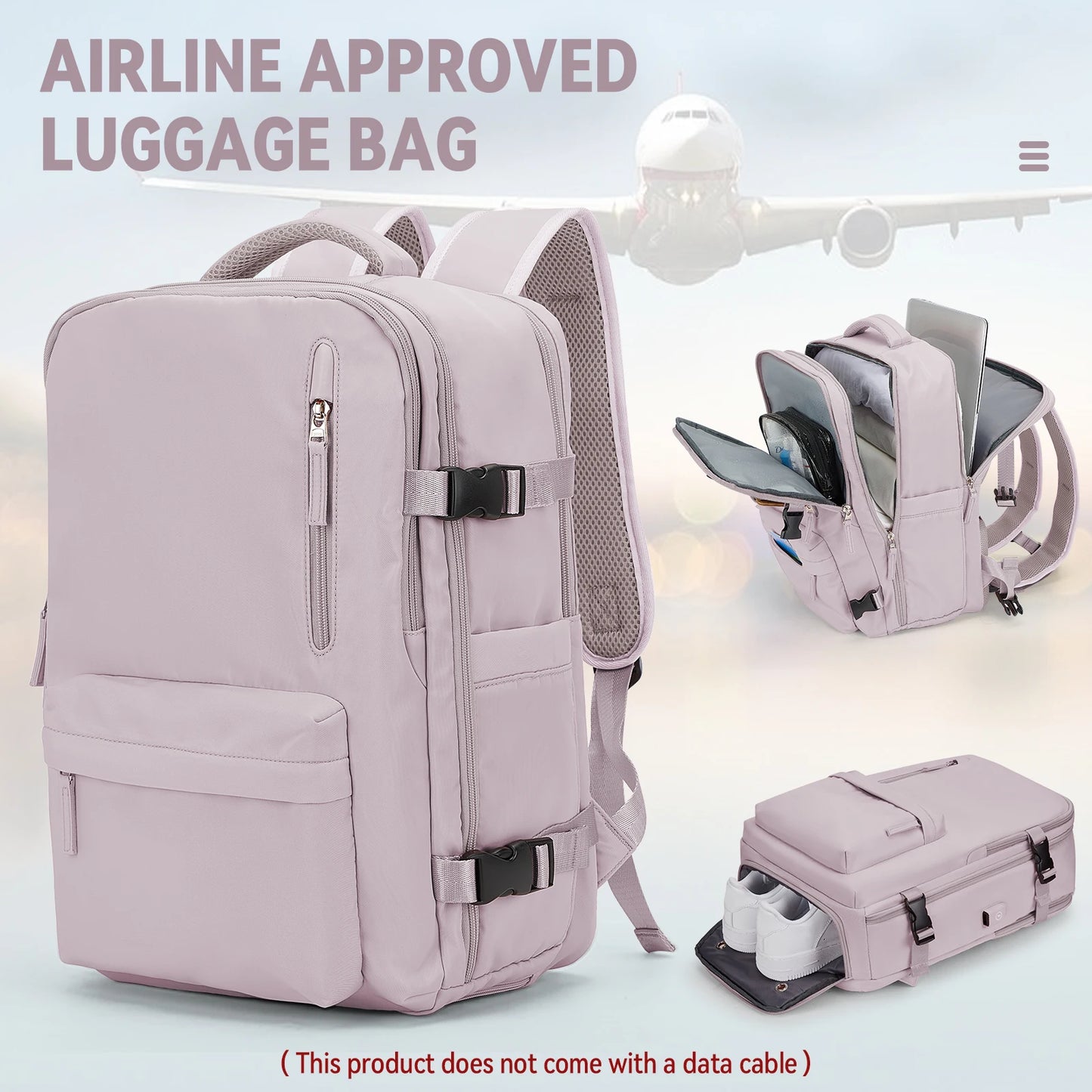 Carry on Luggage Backpack 40x30x20 Backpack Travel Cabin Ladies Backpack Waterproof Backpack，Hand Laptop Backpack for Men,  Bag