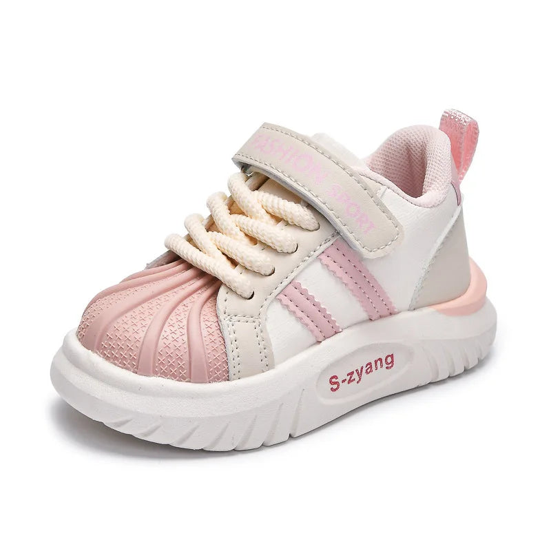 Children's Breathable Sports Shoes  Spring Autumn New Boys Girls Soft Soled Anti -Slip Leather Shoes Baby Kids Running Shoe