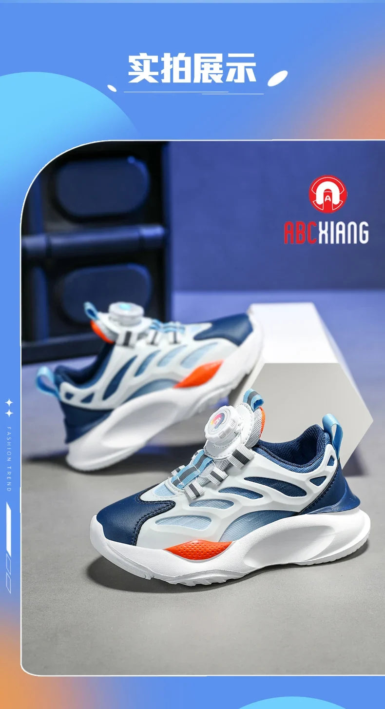 Casual Kid's Sneakers Thick Sole Running Sports Shoes for Children Fashion Student Shoe Boys Girls Tennis Trainers Size 28-39
