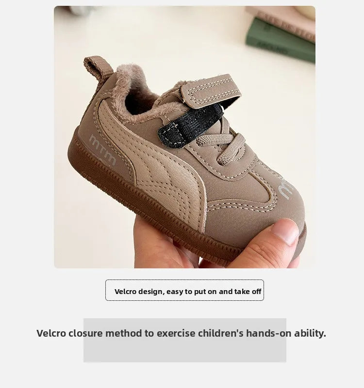 Comfortable Breathable Soft Bottom Children's Shoes for 1-4 Years Old Boys And Girls Autumn New Style Sports Trend Flat Shoes
