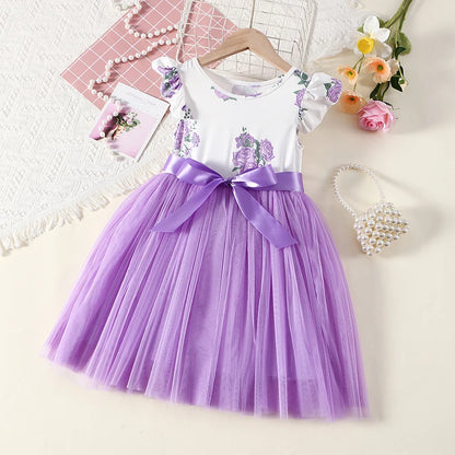 Girls' Casual Dress Princess Dress Gorgeous Dress Christmas Birthday Party Wedding Daily Casual Dress Age 3-8 Years Old