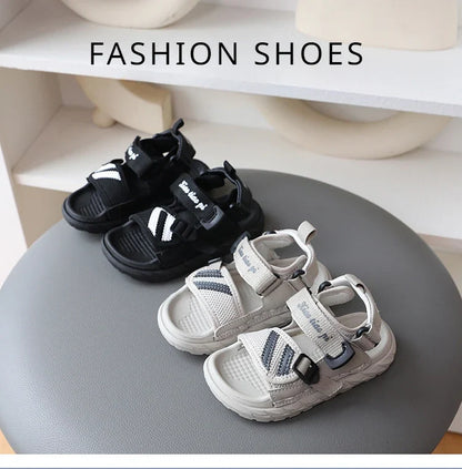 Girls Beach Sandals Summer Baby Sport Sandals Boys Net Cloth Kids Sneakers  Comfortable Canvas Water Shoes Kids