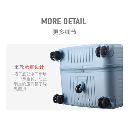 Oversized capacity student pull rod suitcase 28 "brake universal wheel travel luggage men's and women's password 32 " travel box