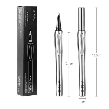 Eyebrow Pen Waterproof Anti Sweating Non fading Halo Dyeing Natural And Long lasting Wild Eyebrow Pen Multi Water Eyebrow Pen