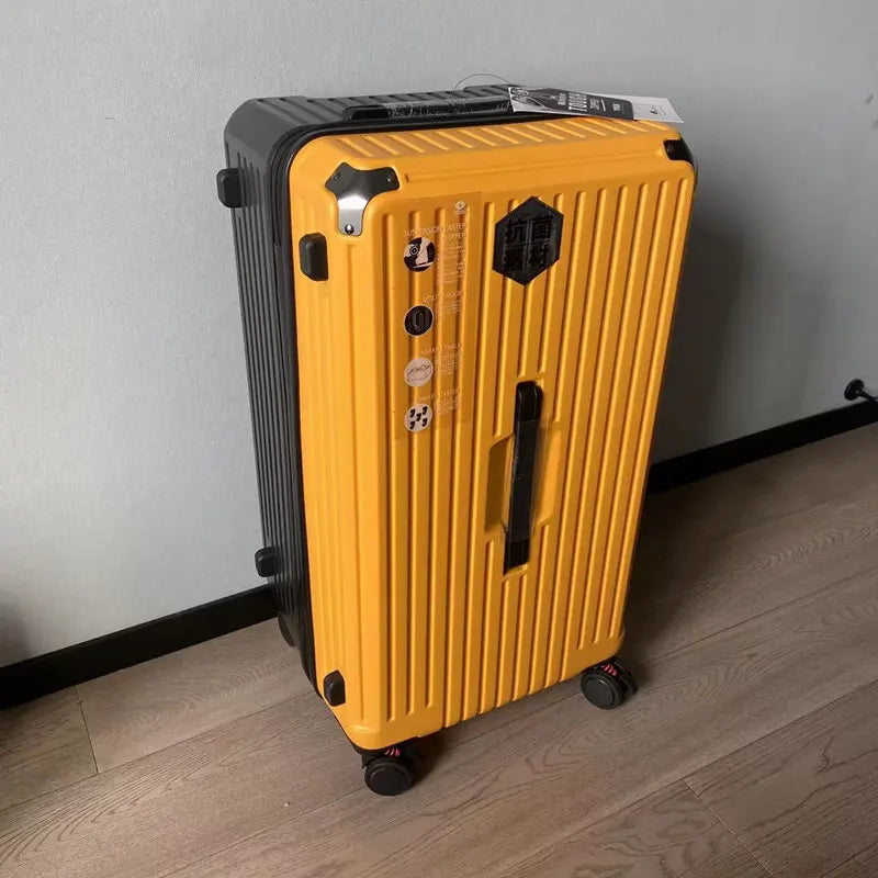 Oversized capacity student pull rod suitcase 28 "brake universal wheel travel luggage men's and women's password 32 " travel box