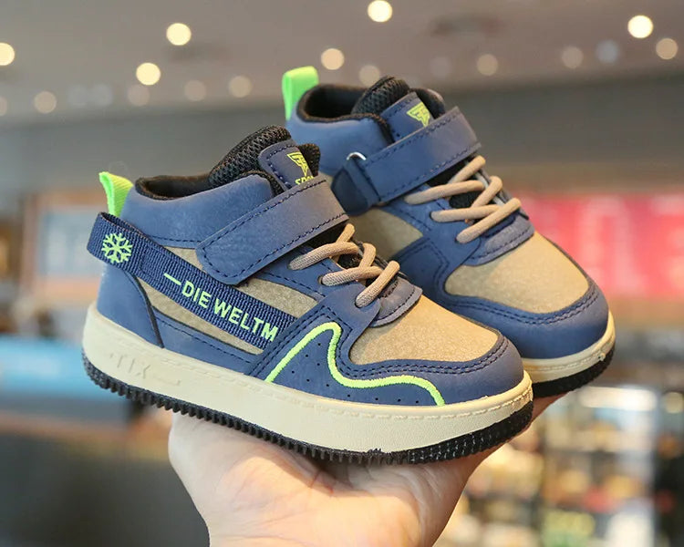 Boys High Top Casual Sneakers Breathable School Shoes Bangladesh