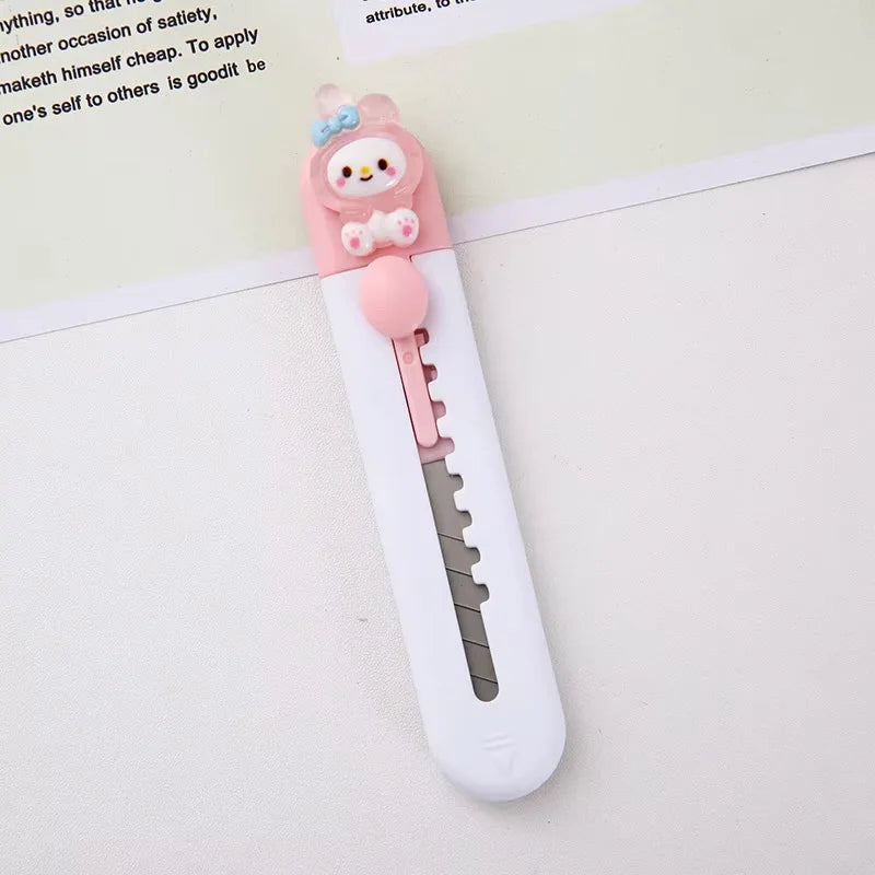 1Pcs Creative Push-pull Cartoon Eraser Macaron Colored Eraser Telescopic Kawaii Children's Pencil Eraser Student Stationery