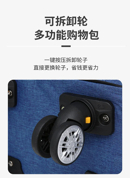 Portable Travel Luggage Bags 4 Wheels Big Capacity Unisex Trolly Travel Duffels Men New Rolling Suitcase Women Wheel Travel Bags