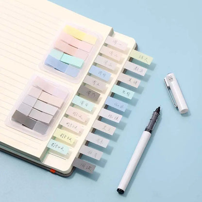 Stationery School Office Supplies Hand Account Notes Bookmark Marker Notepad Sticky Note Sticky Labels Index Memo Pad