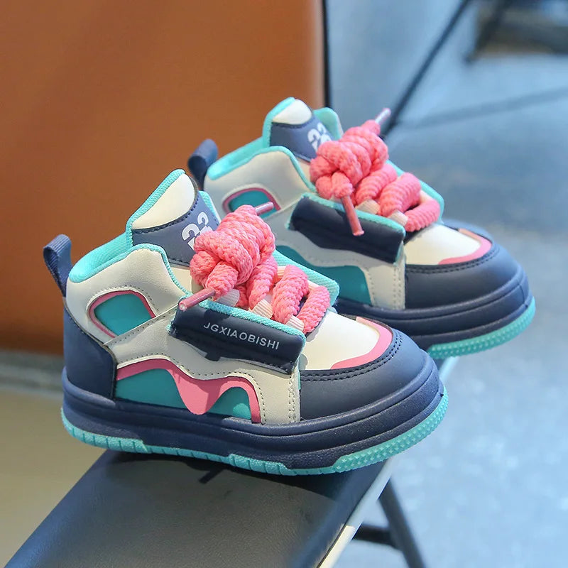 Children's Causal Shoes Fashion Non-slip Kids School Tennis Shoes Spring Autumn Versatile Boys Girls Running Sports Shoes Soft