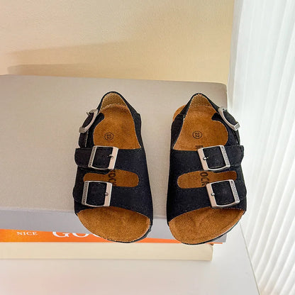 Boys Girls Summer Outdoor Soft Sole Anti Slip Kids Shoes Toddler Casual Open Toe Flat Sandals сандали