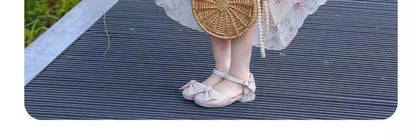 Brand Princess Shoe 2025 Summer New Sandals for Girls Kid Crystal Shoe Women Heels Gift Party Dresses for Girl Women's Sandals