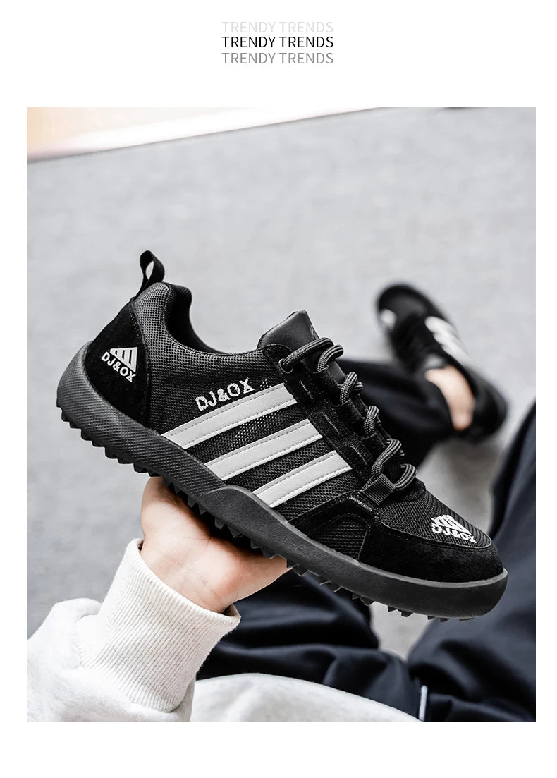 Men's Shoes Fashion Versatile Breathable Board Shoes Thick soled Trendy Casual Shoes ( Available )