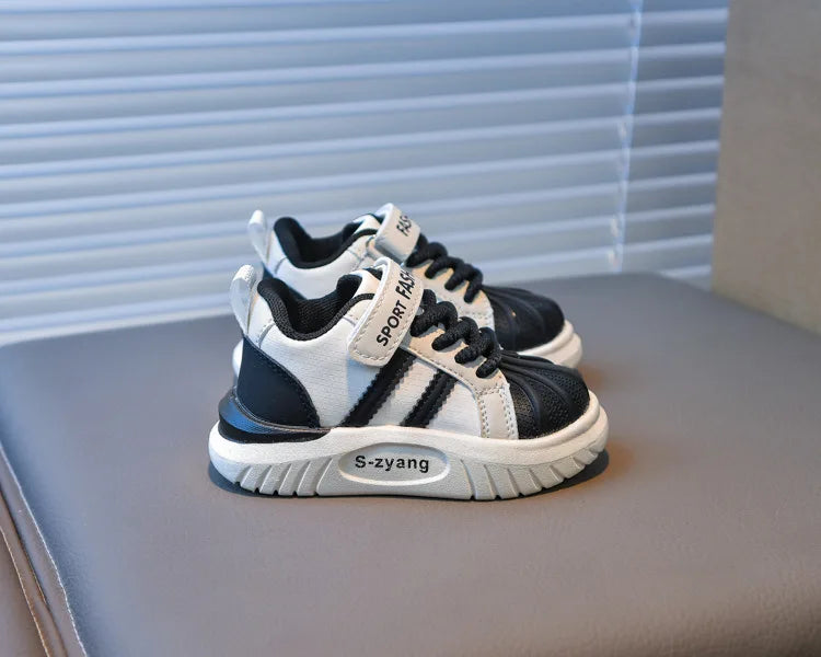 Children's Breathable Sports Shoes  Spring Autumn New Boys Girls Soft Soled Anti -Slip Leather Shoes Baby Kids Running Shoe