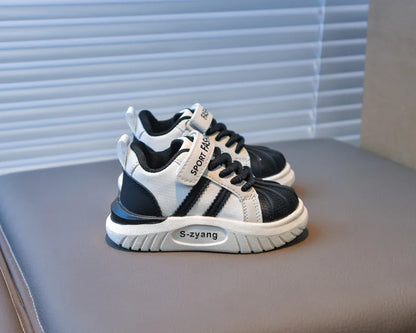 Children's Breathable Sports Shoes  Spring Autumn New Boys Girls Soft Soled Anti -Slip Leather Shoes Baby Kids Running Shoe
