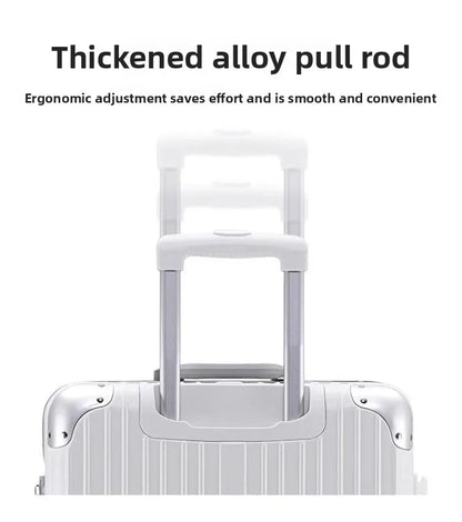 Magnesium Aluminum Alloy Luggage Set, 20" Carry-On & 28" Travel Suitcase with TSA Lock, Lightweight Durable